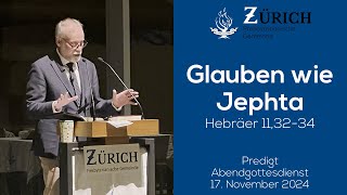 Hebräer 113234  Glauben wie Jephta [upl. by Festa]