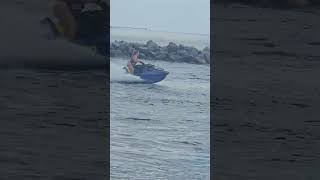 EXCITING JET SKIING FUN AT THE FLORIDA BOAT INLET – THRILLS AT THE VENICE JETTY [upl. by Cristobal150]