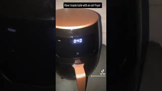 How I made bole roasted plantain with an air fryer [upl. by Cadell]