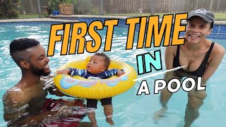 1st time going swimming [upl. by Giamo]