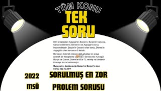 SORULMUŞ EN KAFA KARIŞTIRICI EN ZOR PROBLEM SORUSU [upl. by Oibaf]