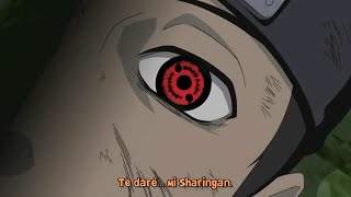 Obito le da su Sharingan a Kakashi  Naruto Shippuden Sub Español [upl. by Tongue641]