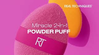 Real Techniques Miracle 2in1 Powder Puff [upl. by Nordgren]