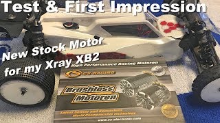 Xray XB2  New CS Electronic 135T Motor  First Impressions [upl. by Hnad584]