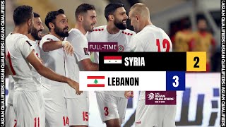 AsianQualifiers  Group A  Syria 2  3 Lebanon [upl. by Menell]