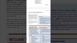 Guide to create Perfect Resume  Harvard Resume Tips  Personality Doctor [upl. by Bevash]