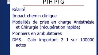 Perspectives de l’ambulatoire en traumatologie et orthopédie [upl. by Brothers]