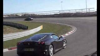 Ferrari F430s drifting revving accelerating and more Lovely sounds [upl. by Metzgar]