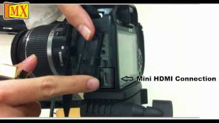 How to DIY Mini HDMI to HDMI Cable for DSLR and HD Cameras [upl. by Yedsnil]