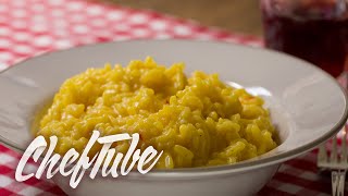 How to Make Risotto Alla Milanese  Recipe in description [upl. by Onek]