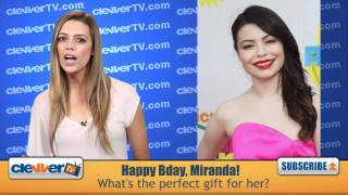 Miranda Cosgrove Celebrates Her 18th Birthday On iCarly Set [upl. by Kram]