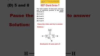 Number of pairs of electrons in Phosphoric Acid chemicalscience kset kset2024 chemistry exam [upl. by Benedict]