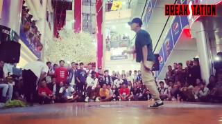 Bboy LiteRay vs Bboy Imon  BreakStation  R16 Nepal 2016 [upl. by Hareehat]