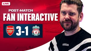 Arsenal 31 Liverpool  Post Match Reaction Show [upl. by Tamra]