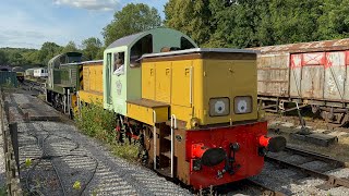 14’s60 Ecclesbourne Valley Railway Duffield to Wirksworth D9504 D9551 D9523 D9553 28072024 [upl. by Rochkind820]