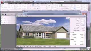 Rendering with AutoCAD [upl. by Yniatirb]