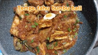 Tempe dan tahu bumbu bali [upl. by Anabelle]