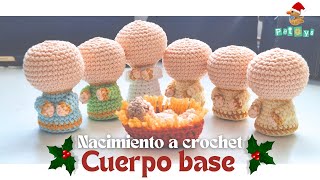 ¡Inicia tu NACIMIENTO A CROCHET quotCómo hacer el cuerpo base perfectoquot✨ [upl. by Procto]