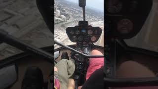 R44 Autorotation FULL DOWN cockpit view 📩😮🚁 [upl. by Tullusus]