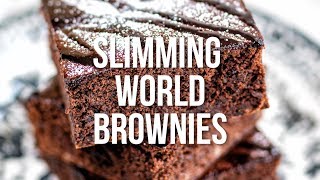 Slimming World Brownies  Supergolden Bakes [upl. by Amleht]