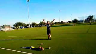 56 Yard Dropkick Field Goal [upl. by Urana]