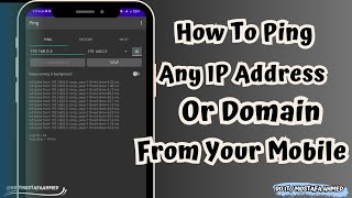 How to Ping any IP Address or Domain from an Android Mobile [upl. by Recor]