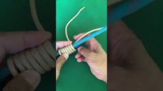 Easy and useful rope knot  Nail knot knot easyknot shorts [upl. by Aeynod531]