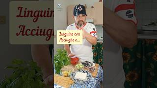 Linguine con Alici ricettadelgiorno perte pasta food cucinaitaliana asmr short alicirecipe [upl. by Eeimaj]