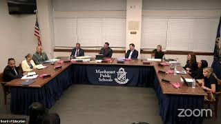 Manhasset Schools Board of Education Meeting 92624 [upl. by Eylsel540]