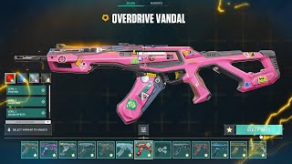 OVERDRIVE FULLY UPGRADED BUNDLE  VALORANT [upl. by Esorbma233]