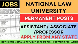 New Permanent Faculty Recruitment Notification 2023 [upl. by Aynad77]