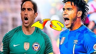 Chile vs Perú  Claudio Bravo vs Pedro Gallese  The Best Saves  World Cup Qualifers 2018 [upl. by Forrester304]