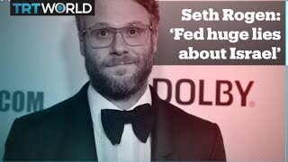 Actor Seth Rogen says he was ‘fed lies’ about creation of state of Israel [upl. by Blake]