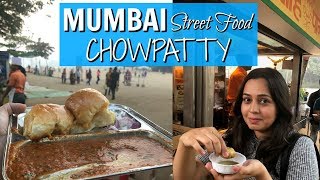 Mumbai Street Food  Chowpatty Pav Bhaji Bhelpuri  Indian street Food [upl. by Ayoral]