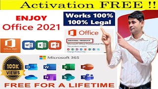 How to Download amp install MS Office 365  2021 for Free step by step Guide  Free Activation  Hindi [upl. by Nichy]