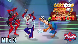 Goofy and Deadpool Beatbox  Cartoon Beatbox Battles Match Ups [upl. by Dnomde]