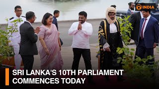 Sri Lankas 10th Parliament commences today  DD India [upl. by Vizza]