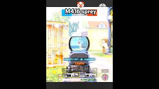 bgmi m416 spray shorts ytshorts pubgmobile youtubeshorts viralshort [upl. by Atiuqihs]