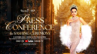 Press Conference amp Sashing Ceremony of Miss Grand International 2024 [upl. by Boehike]