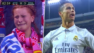 The day Cristiano Ronaldo made Atlético de Madrid fans cry [upl. by Htiekel517]