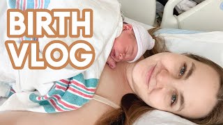 RAW  EMOTIONAL UNMEDICATED BIRTH VLOG  The Doctor Didnt Make It [upl. by Asiul]