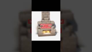 Build this Stonefield fireplace for your world minecraft minecraftshorts fy fyp fypage [upl. by Yecats]