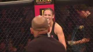 Cris Cyborg vs Marloes Coenen Strikeforce 2010 [upl. by Ettezus]