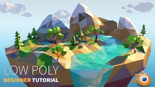 Low Poly Island  Beginner  Blender 28 Tutorial [upl. by Carrnan894]