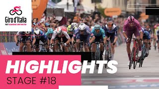 Giro dItalia 2024  Stage 18 Highlights [upl. by Laeria]