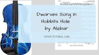 Dwarves Song in Hobbits Hole by Alizbar [upl. by Hairu]