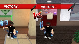 MM2 ICECRUSHER VS ICEBREAKER SET Murder Mystery 2 [upl. by Hilliary]