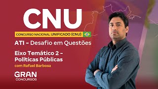 ATI no Concurso Nacional Unificado  Desafio em Questões  Eixo Temático 2  Políticas Públicas [upl. by Avot283]