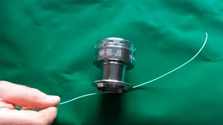 How to attach a fishing line to a spinning reel for beginners using the arbor knot 2b [upl. by Jair384]