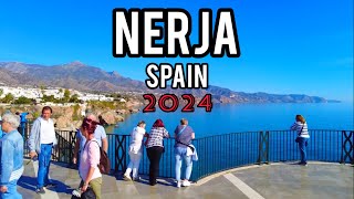 Nerja Spain 2024  Wandering around the old town and visiting the beaches [upl. by Lyrak653]